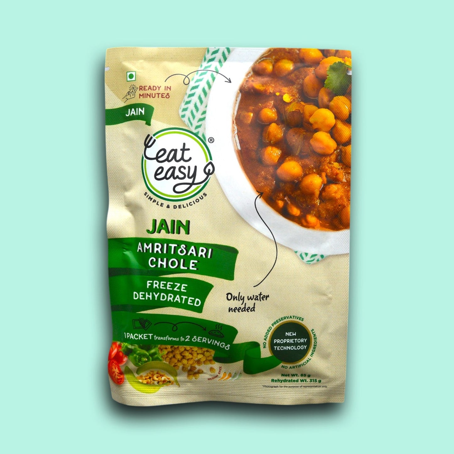 EAT EASY AMRITSARI CHOLE NO ONION NO GARLIC