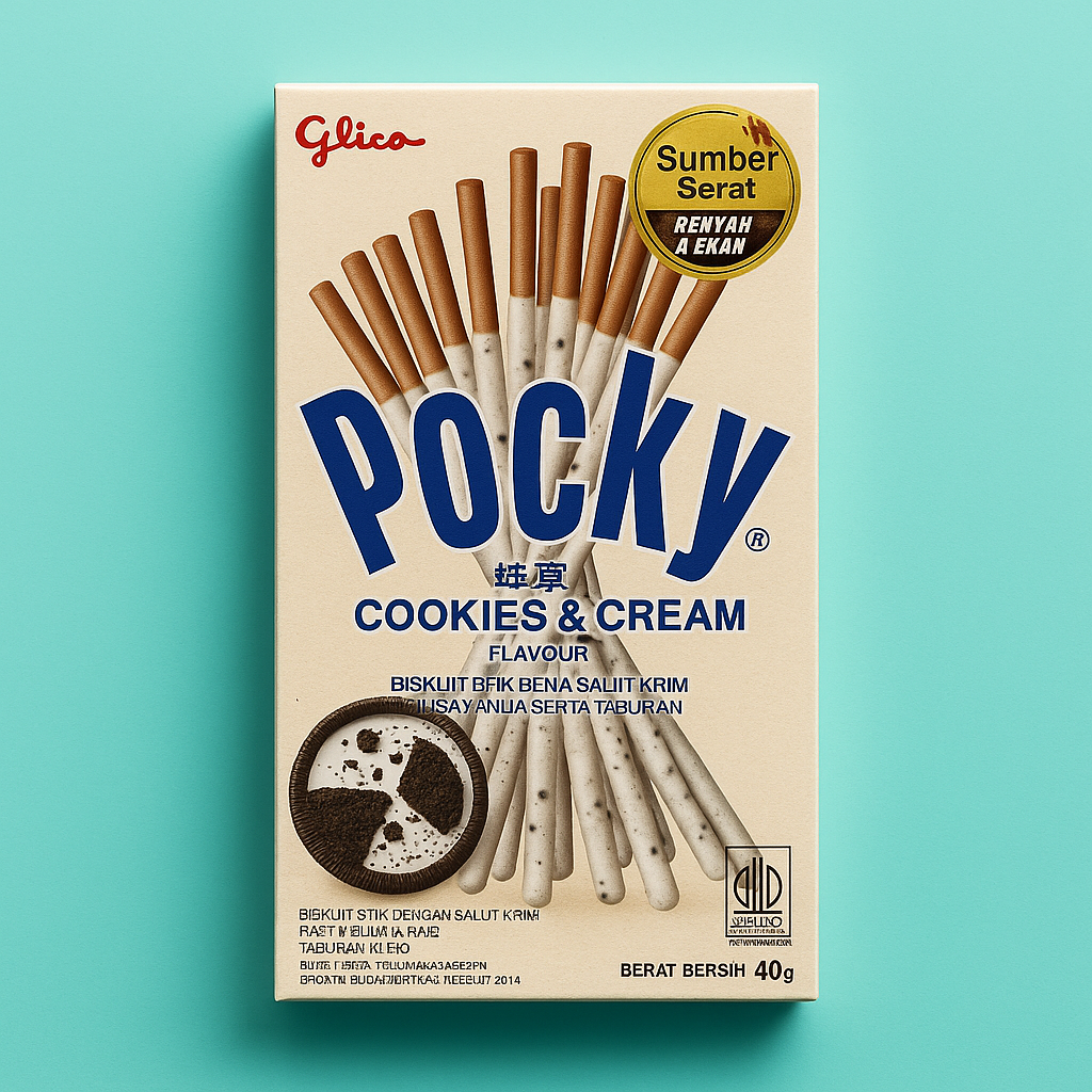 POCKY COOKIES N CREAM STCIK